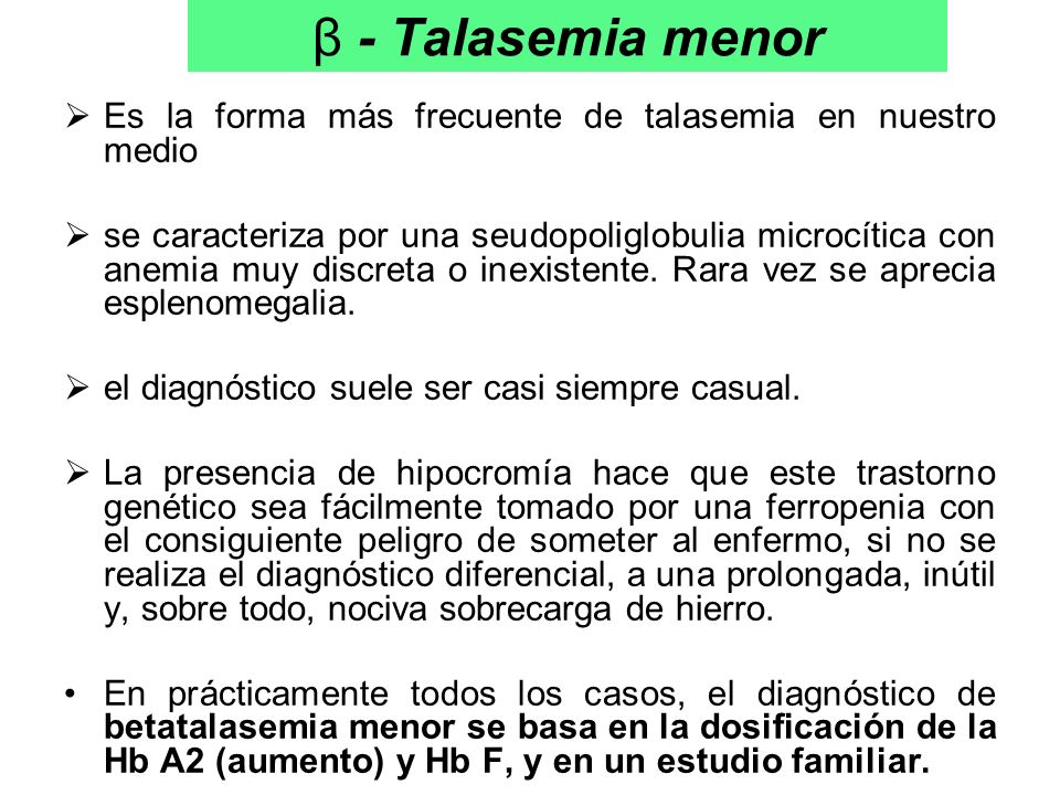beta talasemia menor
